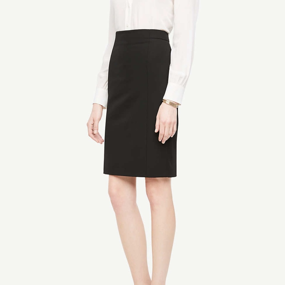 Ann Taylor Petite Seasonless Stretch Seamed Pencil